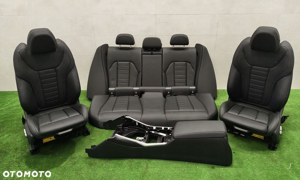 BMW 3 G20 ŚRODEK FOTELE KANAPA TUNEL BOCZKI TAPICERKA SKÓRA - 2