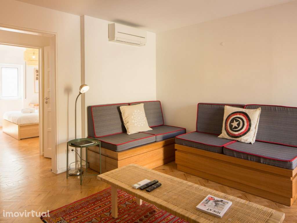 Fabuloso T3 com terraço e licença AL na Graça - Grande imagem: 2/17