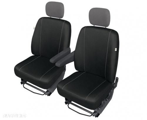 Set huse scaune Iveco Daily 5, 2014-prezent, husa scaun sofer + scaun individual pasager, Tailor Made Kegel - 1