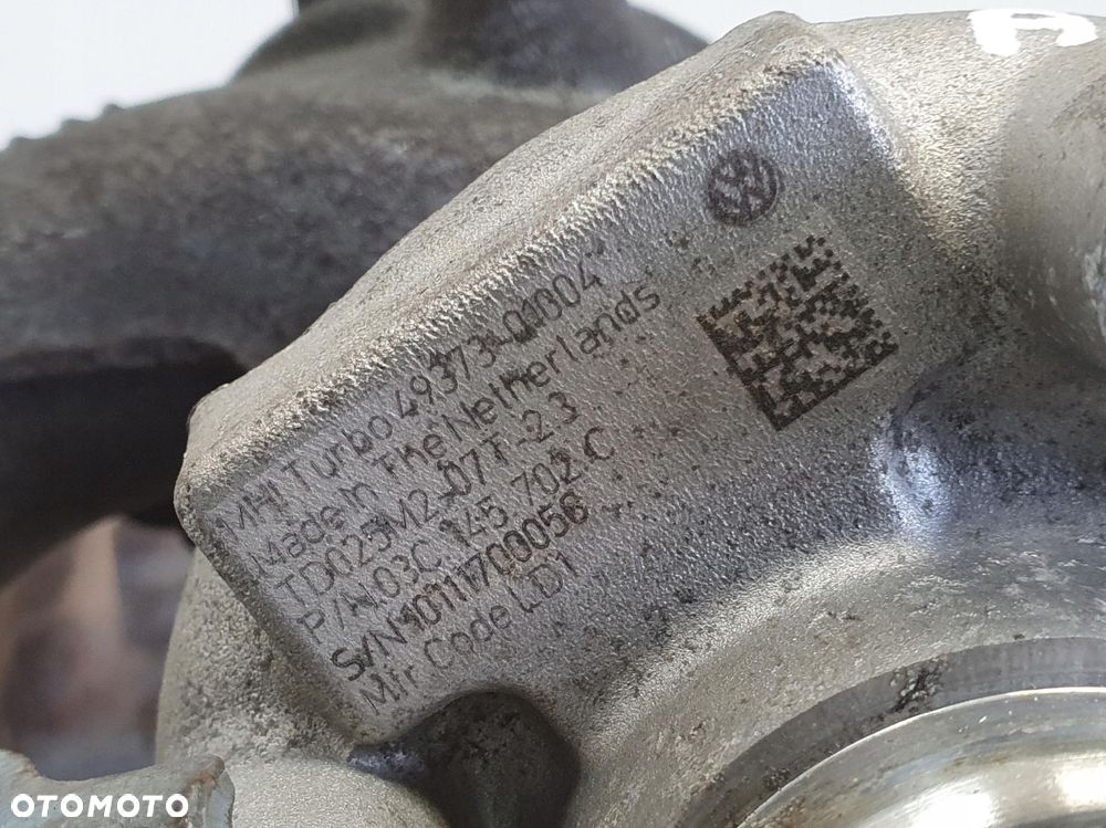 TURBOSPRĘŻARKA Audi A3 8P 1.4 TFSI _ turbo 03C145702C - 15