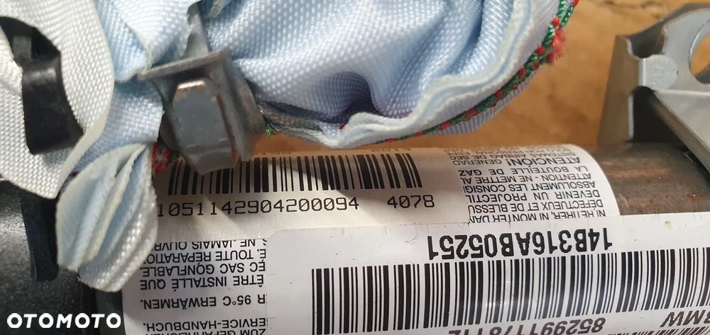 Kurtyna Airbag poduszka prawa BMW X1 E84 Lift 34046020G - 10
