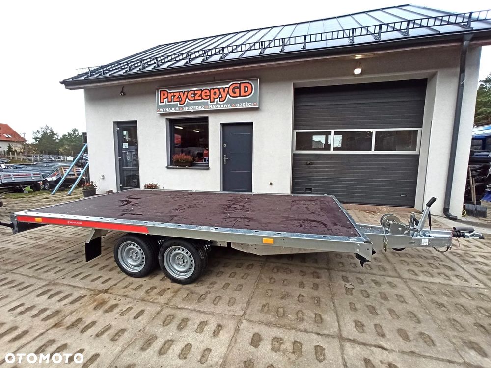 TEMARED Laweta CARPLATFORM 4m platforma spawana przyczepa dmc 2,7T NAJAZDY - 2