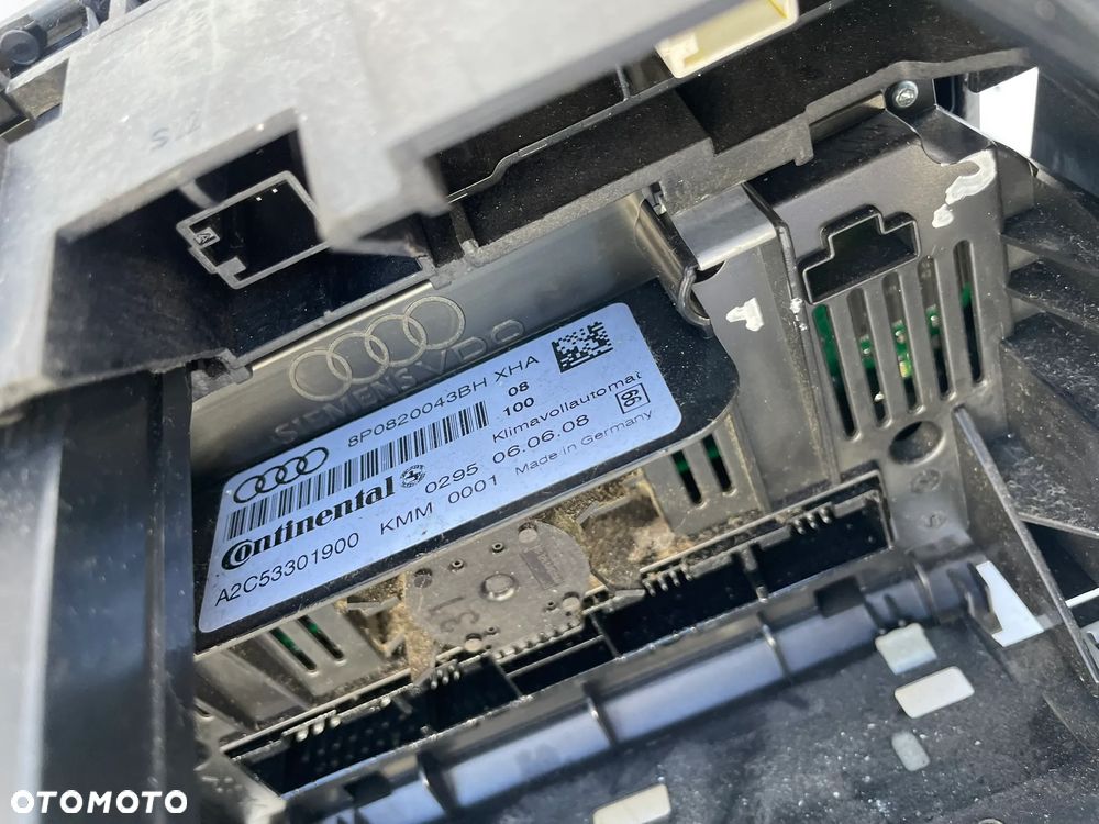 KONSOLA RAMKA RADIA 2 DIN  DESKI AUDI A3 8P LIFT 8P0858005D 8P0820043BH - 7