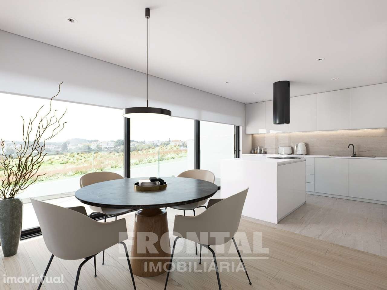 Moradias T3 de 2 e 3 Frentes em Condomínio Fechado com Piscina - Grande imagem: 5/16