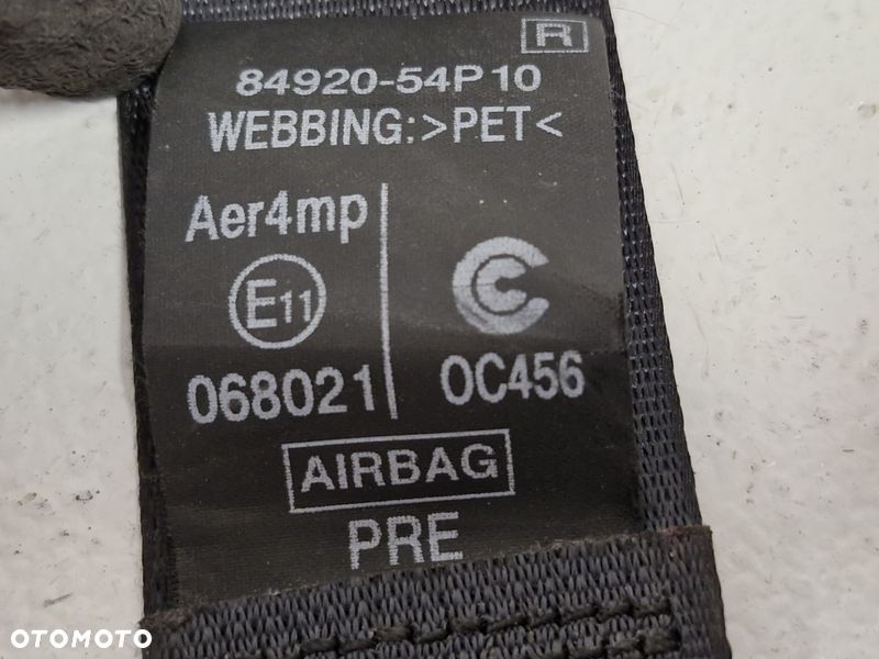 SUZUKI VITARA III 3 PAS BEZPIECZEŃSTWA PRAWY PRZÓD PRZEDNI 84920-54P10 - 11