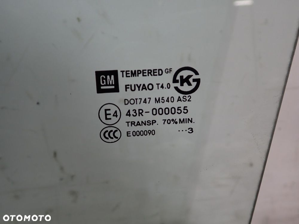 SZYBA BOCZNA LEWA PRZEDNIA DRZWI CHEVROLET CRUZE I LIFT - 2