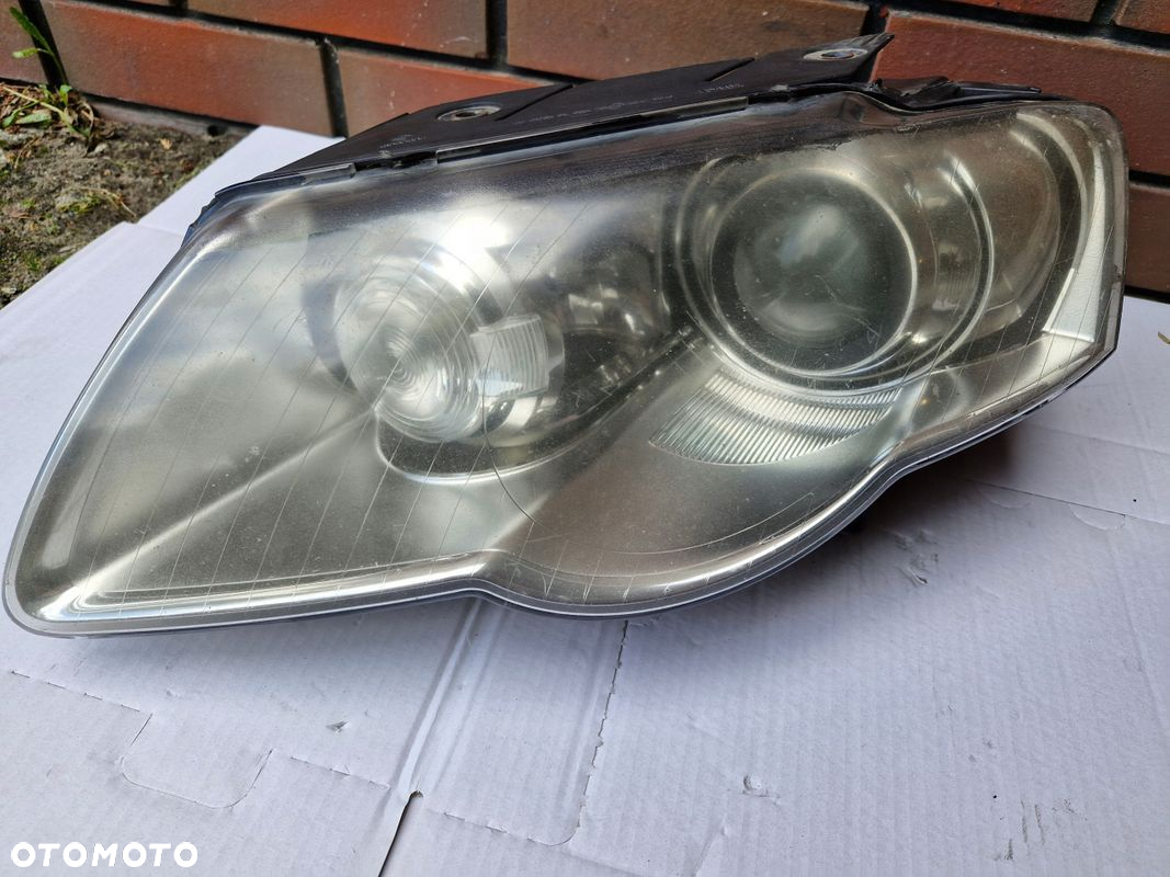 Lampa przód lewa Bi-XENON skrętny kompletna EUROPA do Vw Passat B6 05-10r - 8