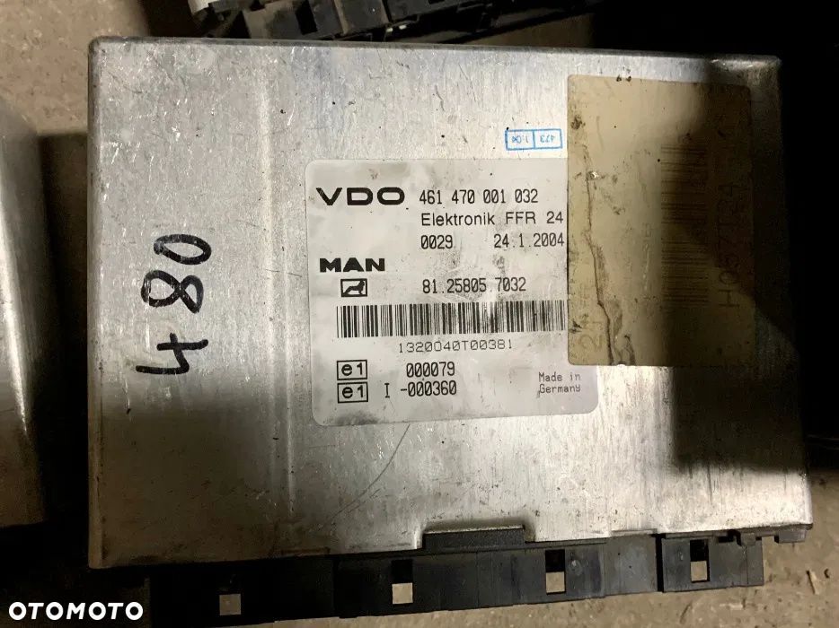 Kaseta Moduł Sterownik FFR VDO MAN TGA 24V Oryginał - 1