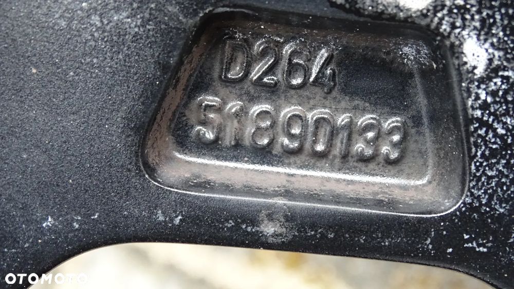 FIAT 500 ABARTH 6.5Jx16H2 ET35 4x98 - felga - 5