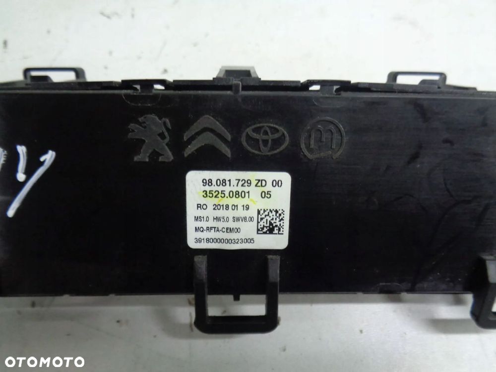 jumpy iii proace expert 16r> panel nawiewu klimatyzacji 98081729zd - 5