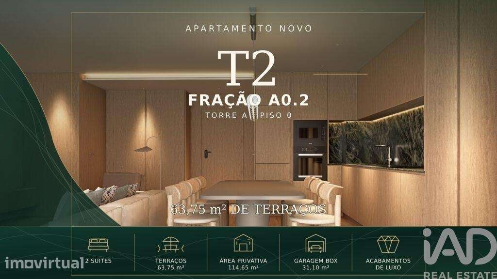 Apartamento T2 em Gondomar (São Cosme), Valbom e Jovim de 114,00 m2