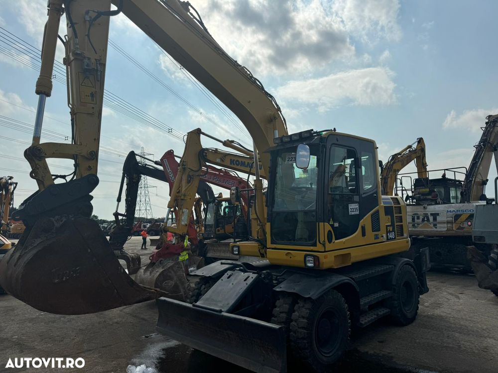 Komatsu PW 148 Excavator pe roți - 2