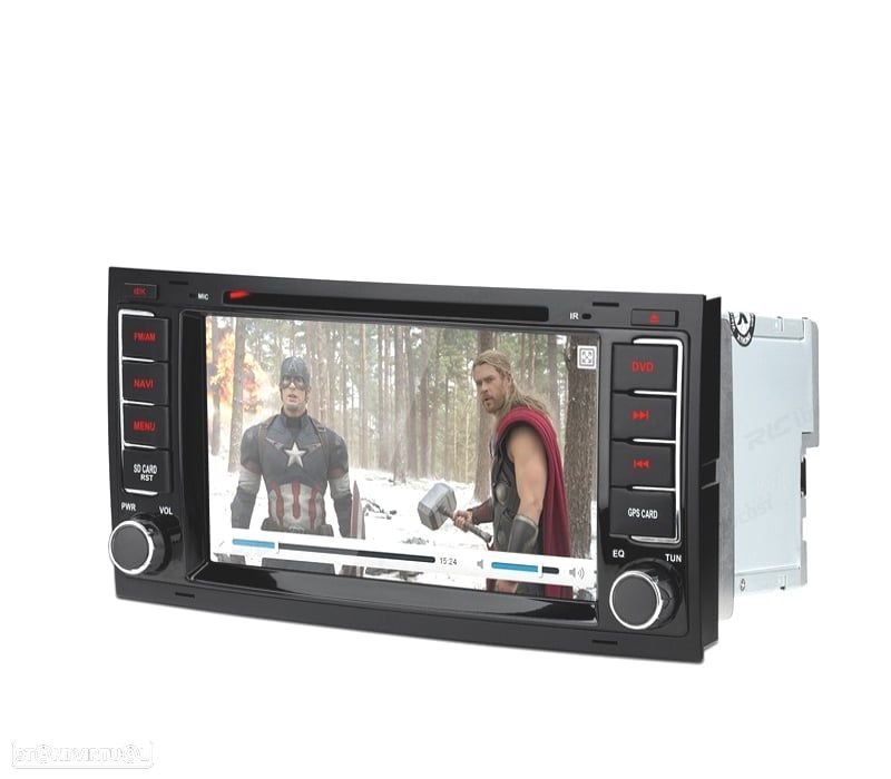 AUTO RADIO 2DIN 7" PARA VOLKSWAGEN VW TOUAREG T5 04-11 USB GPS TACTIL HD - 2