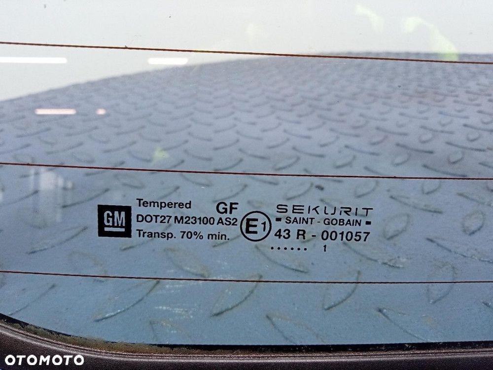 OPEL ASTRA G CABRIO BERTONE SZYBA TYLNA DACHU TYŁ 2001R - 2