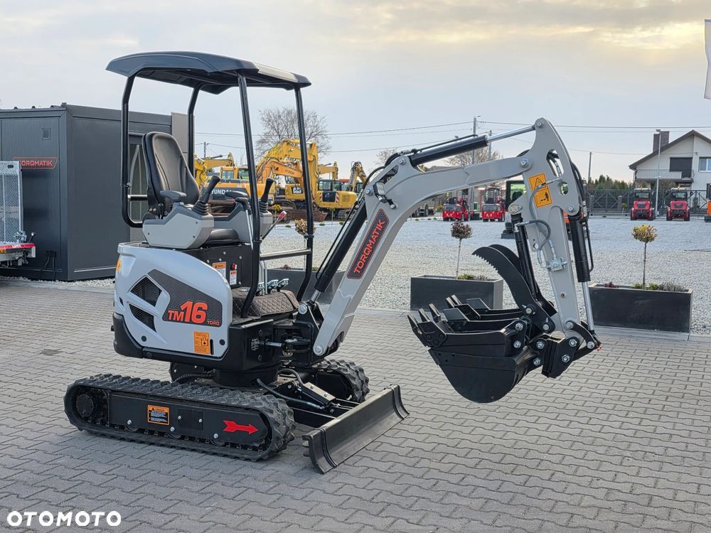 Inny NOWA minikoparka TORQMATIK TM 16, SILNIK KUBOTA - 3