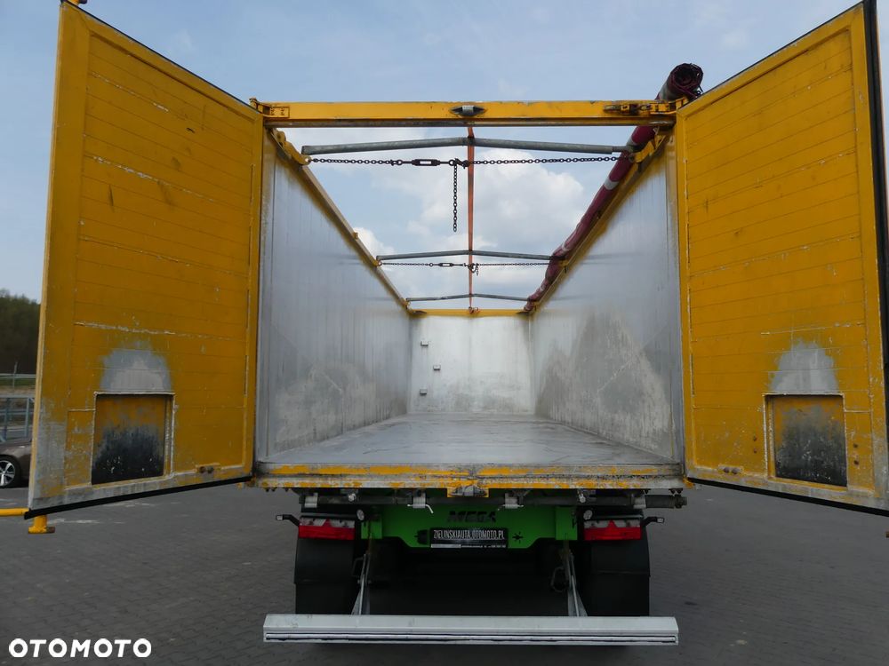 Mega WYWROTKA 50m3 / KLAPO DRZWI / 2 x SZYBER  / OŚ PODNOSZONA / - 23