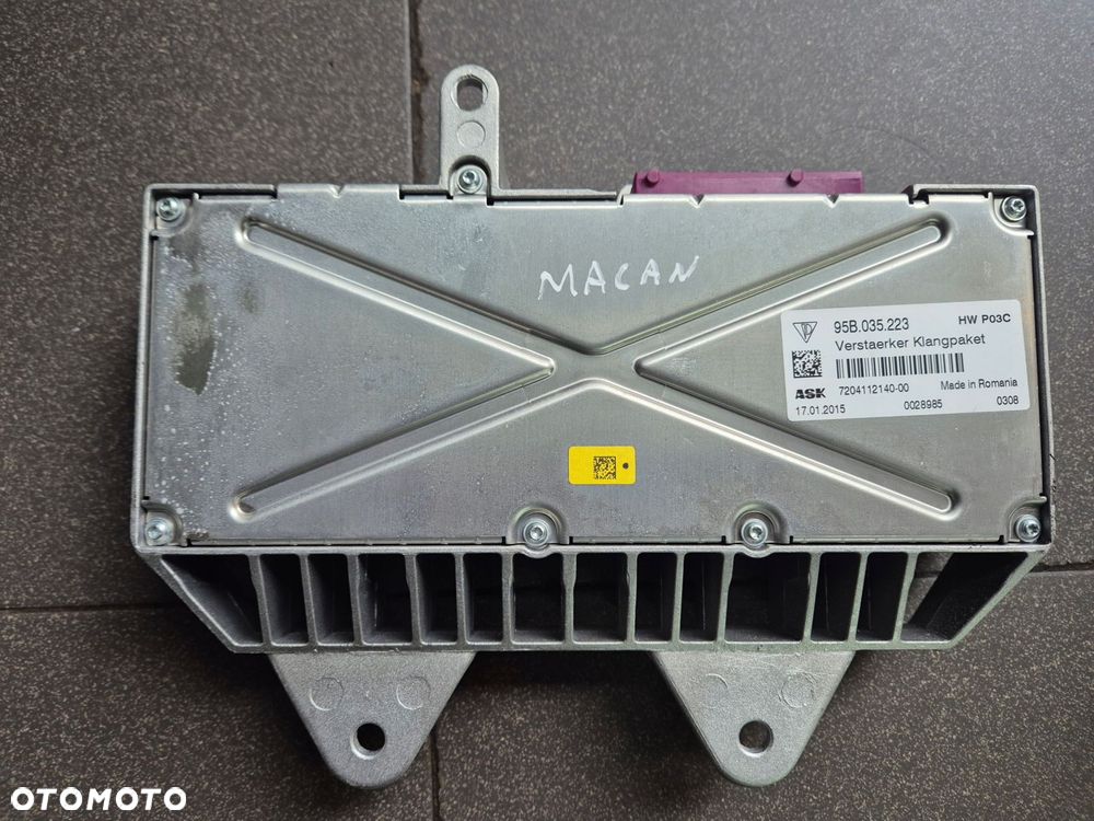 wzmacniacz porsche macan 95b 95b035223 - 2