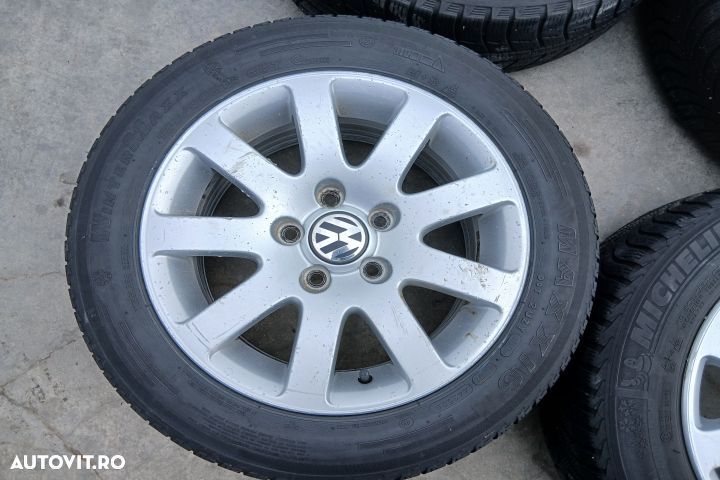 Jante aliaj cu anvelope 15 - set 3B0601025K 195/65 R15 7JX15H2 ET37 3 - 5