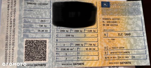 Ford TRANSIT CUSTOM - 34