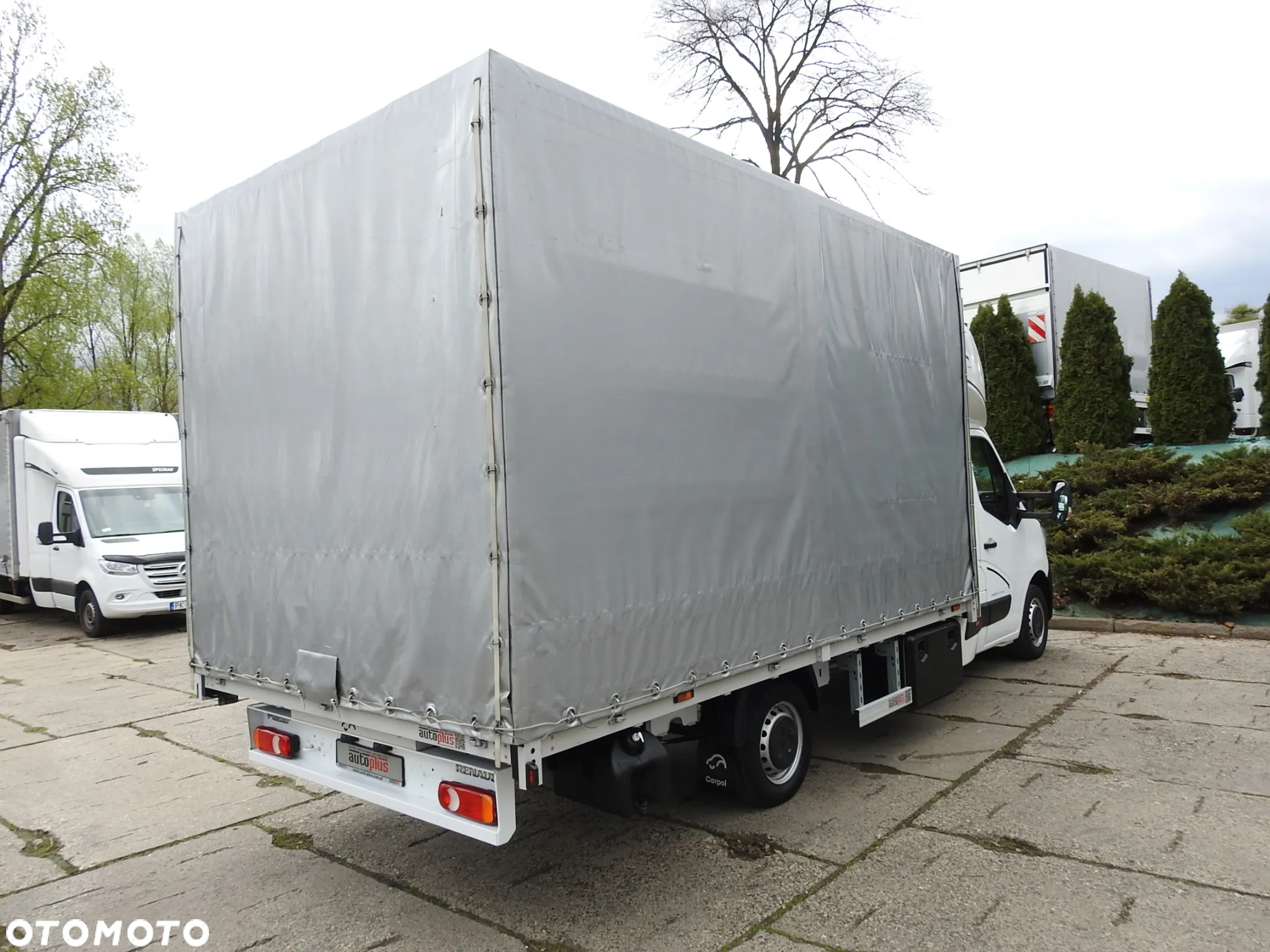 Renault MASTER PLANDEKA 10 PALET WEBASTO NAWIGACJA KLIMATYZACJA LEDY PNEUMATYKA 165KM [ 128098 ] - 14