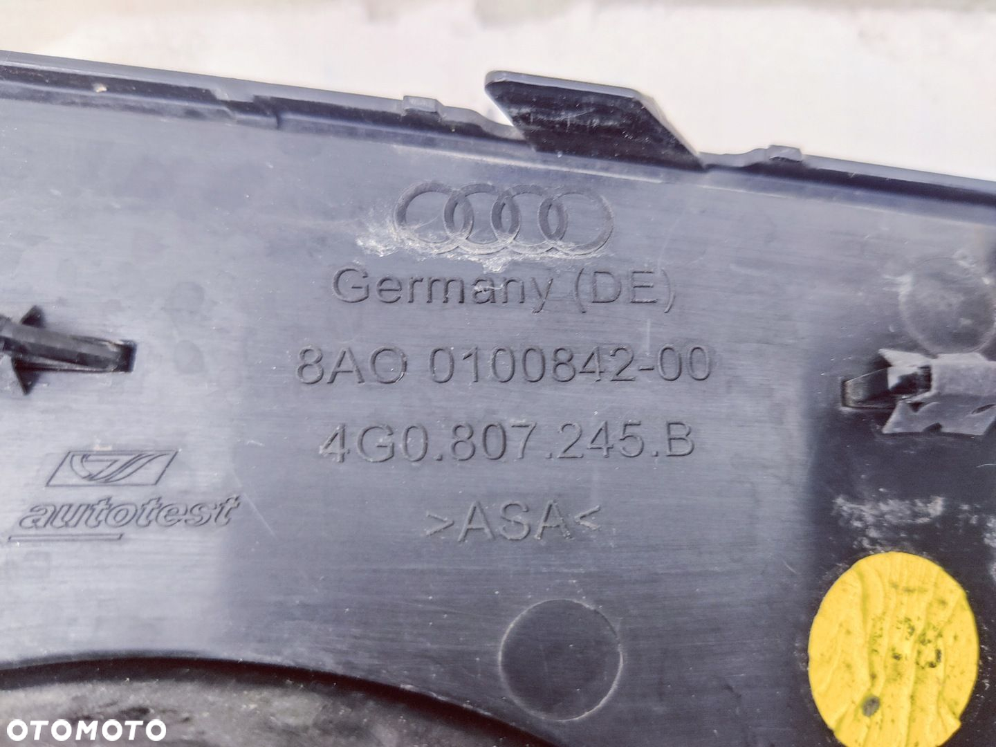 AUDI RS6 C7 RS LIFT KRATKA PRAWA LEWA ZDERZAKA czujnik radar Oryginał - 3