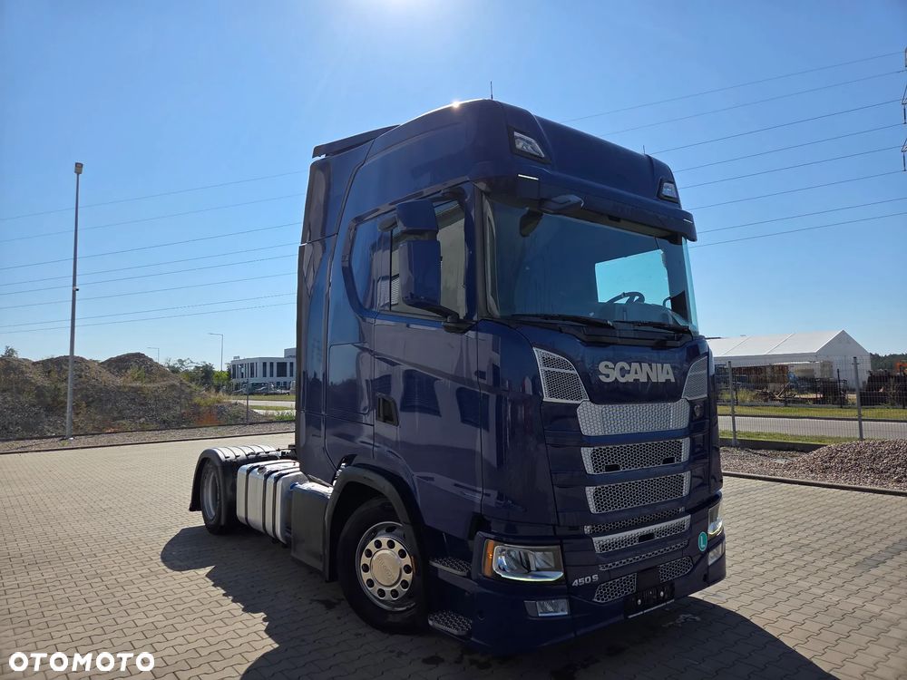 Scania S450/ 2022/ MEGA LOWDECK/ BAKI 1200L/ KLIMA POSTOJOWA/ FULL LEDY/ NOWEJ GENERACJI TACHO/ PO ZŁOTYM KONTRAKCIE - 1
