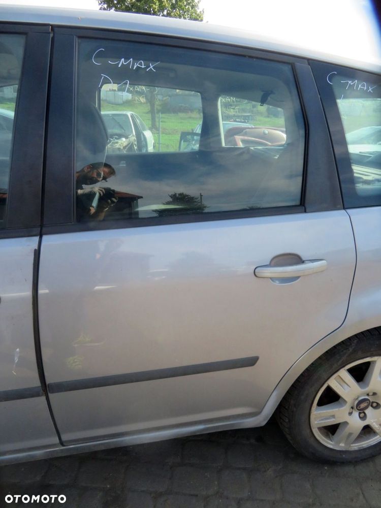 DRZWI TYLNE LEWE FOCUS C-MAX D1  MACHINE SILVER FORD 2003-2007 - 1