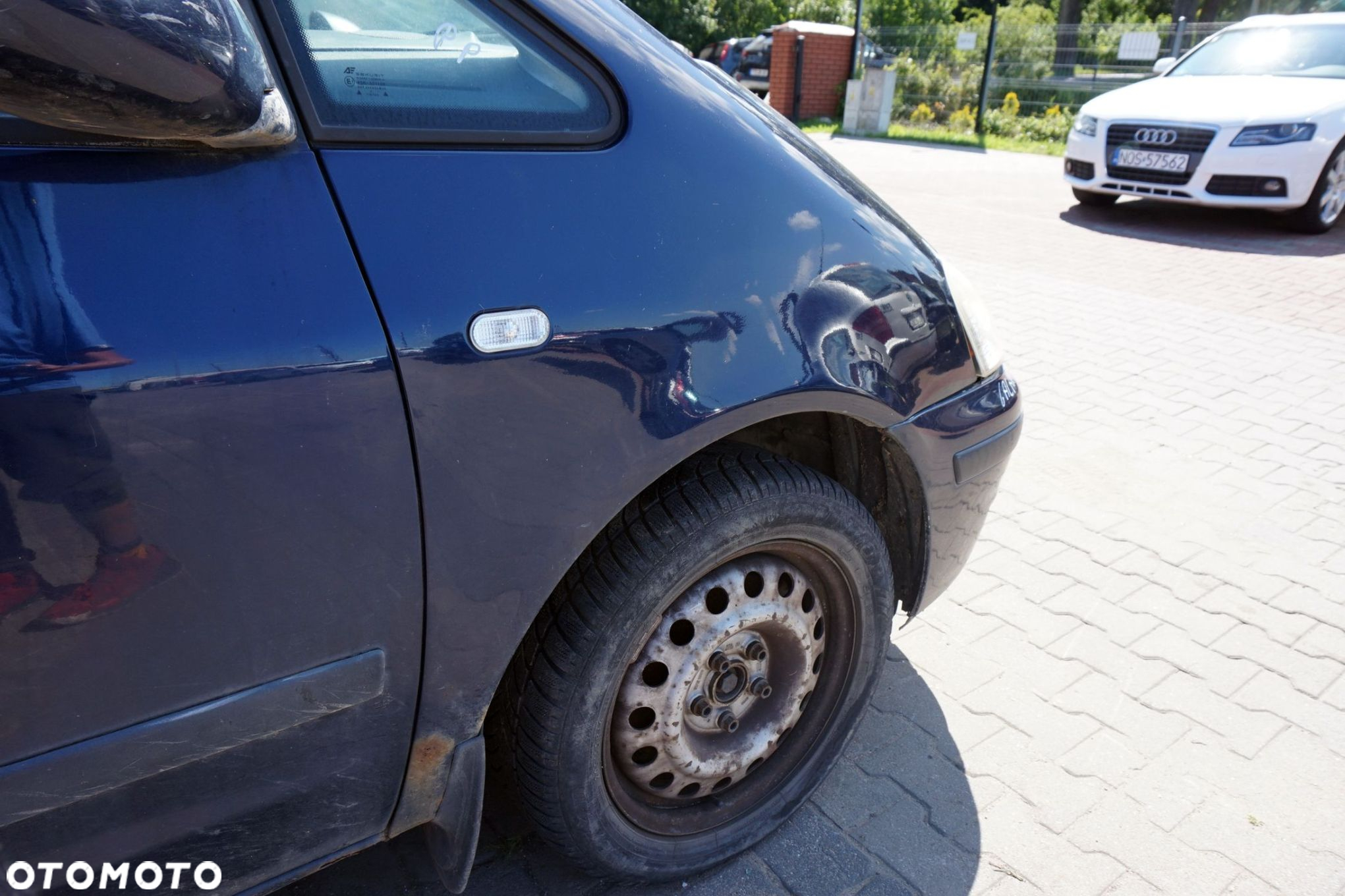 MASKA ZDERZAK BŁOTNIKI LAMPY GALAXY I MK1 LIFT W5  FORD 2000-2006 GRANATOWY PRZÓD KOMPLETNY - 10