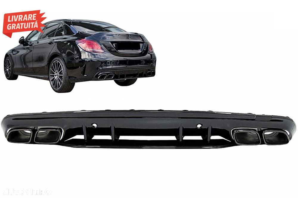 Difuzor cu Ornamente de evacuare Mercedes C-Class W205 S205 (2014-2020) C63S Desig- livrare gratuita - 19