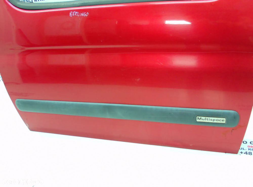 Citroen Berlingo I Drzwi Prawy Przód szyba mechanizm Podnośnik Zamek - 4