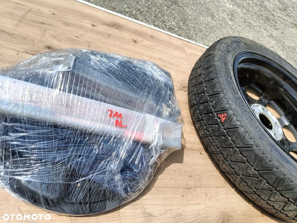 MERCEDES W219 CLS W211 KOŁO 17 DOJAZDOWE DOJAZDÓWKA ZESTAW LEWAREK UCHO KLUCZ - 15