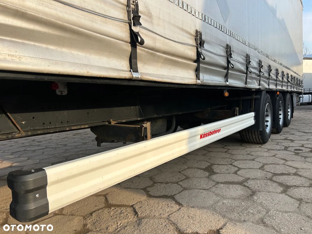 Schmitz Cargobull KASSBOHRER MEGA / FIRANKA / OSIE SAF R 19.5 / BARDZO ŁADNE OPONY / DWA KOŁA ZAPASOWE / REGULOWANY PODNOSZONY DACH / 3 SZTUKI / 2016 ROK PRODUKCJI !! - 11