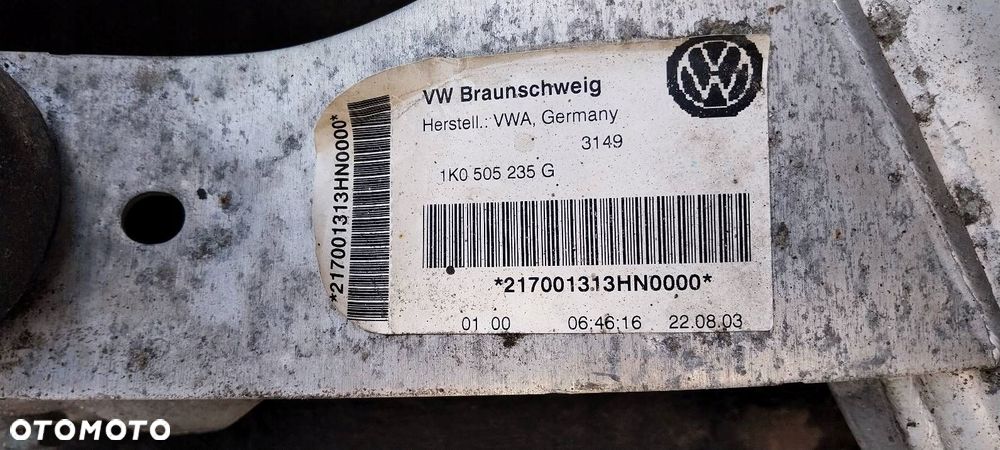 KOMPLETNE ZAWIESZENIE BELKA SANKI TYŁ HALDEX QUATTRO AUDI A3 8P 03-08r - 7