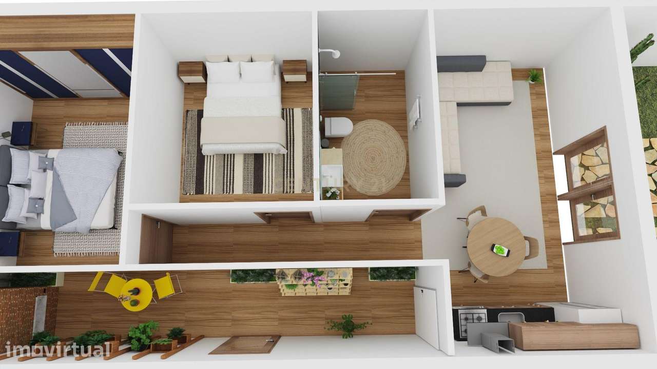 Casa em pedra na zona do Geres com churrasqueira e jardim interior - Grande imagem: 5/35