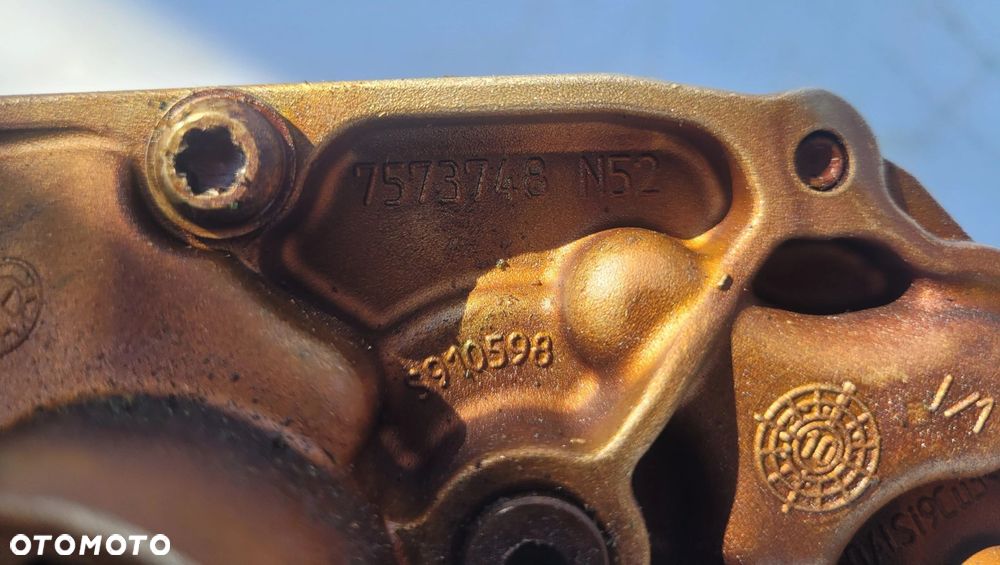 POMPA OLEJU BMW E89 E90 E92 F01 F02 F10 F11 X3 F25 N52B30 N53B30 7573748 - 6