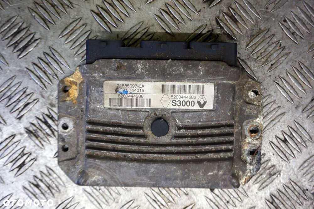 STEROWNIK SILNIKA KOMPUTER ESPACE GRAND IV PH1 2.0T 16V 8200444583 8200444586 S3000 RENAULT 2002-2006 - 1