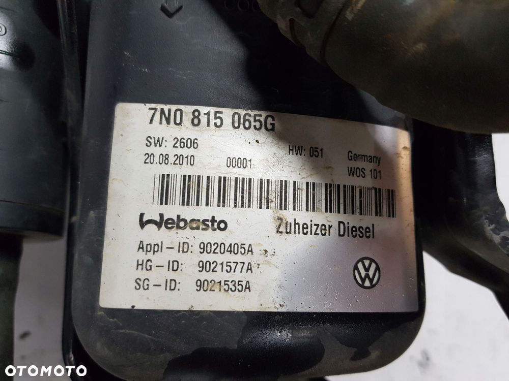 SEAT ALHAMBRA II 7N 10-15r SHARAN WEBASTO OGRZEWANIE POSTOJOWE - 2