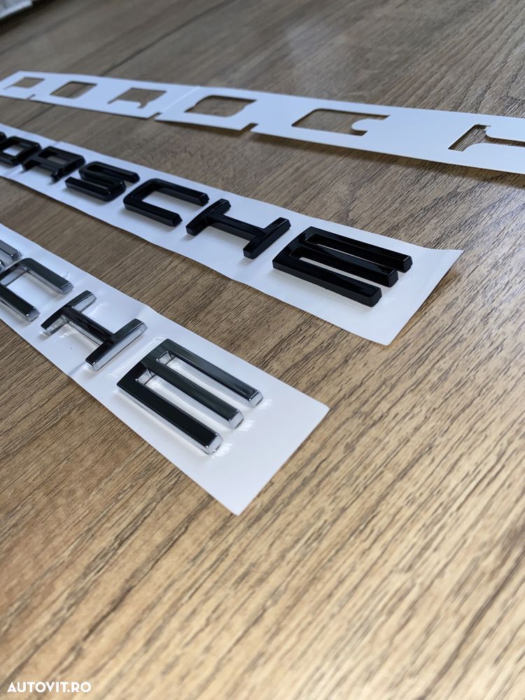 Scris Logo Emblema Spate Haion Portbagaj Porsche - 1