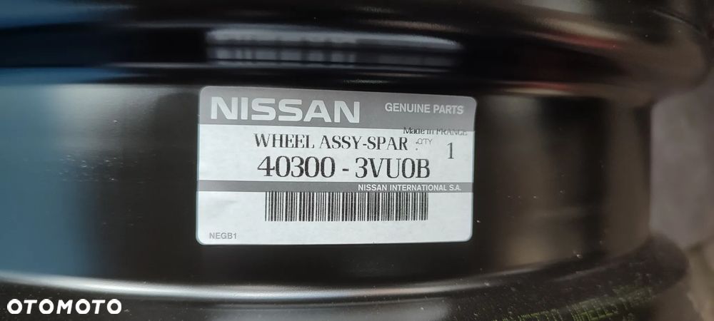 40300 3VUOB FELGI 4x100 5.5Jx15 CALI ET40 NISSAN MICRA K 13 K14 NOTE KOMPLET - 5