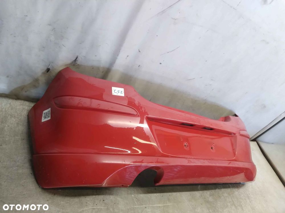 ^ ZDERZAK TYŁ TYLNY OPEL CORSA D 5D 5 DRZWI HB Z547 CZERWONY  DOKŁADKA ! - 4