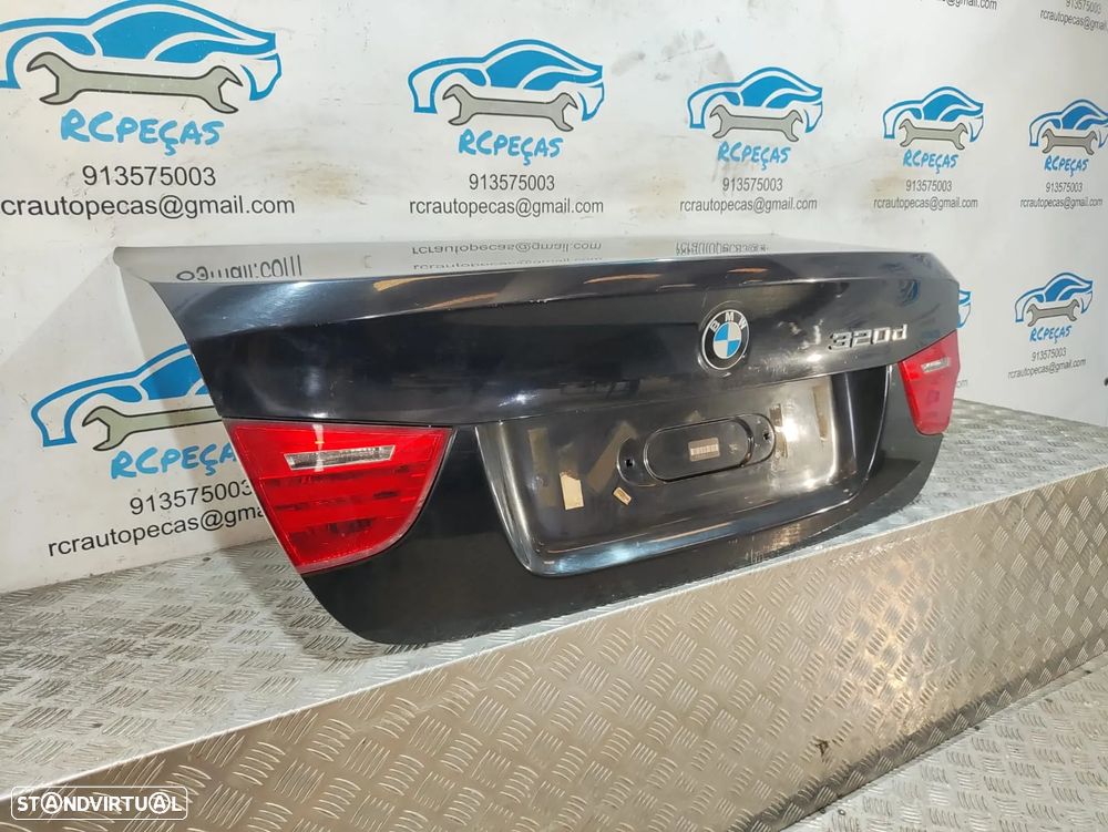 Porta Tampa Mala BMW Serie 3 E90 LCI Fecho Puxador - 2