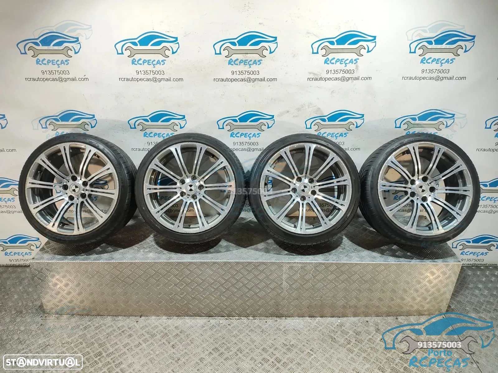 Jantes 19" BMW M3 E92 dupla medida - 8,5J / 9,5J - ET23 | ET29 | 5x120 - 19 Polegadas | Originais BMW | 5 x 120 | E90 | E93 | LCI | E87 | E81 | E88 | E82 | F30 | F31 | 36112283555 | 2283555 | 36112283556 | 2283556 - 14