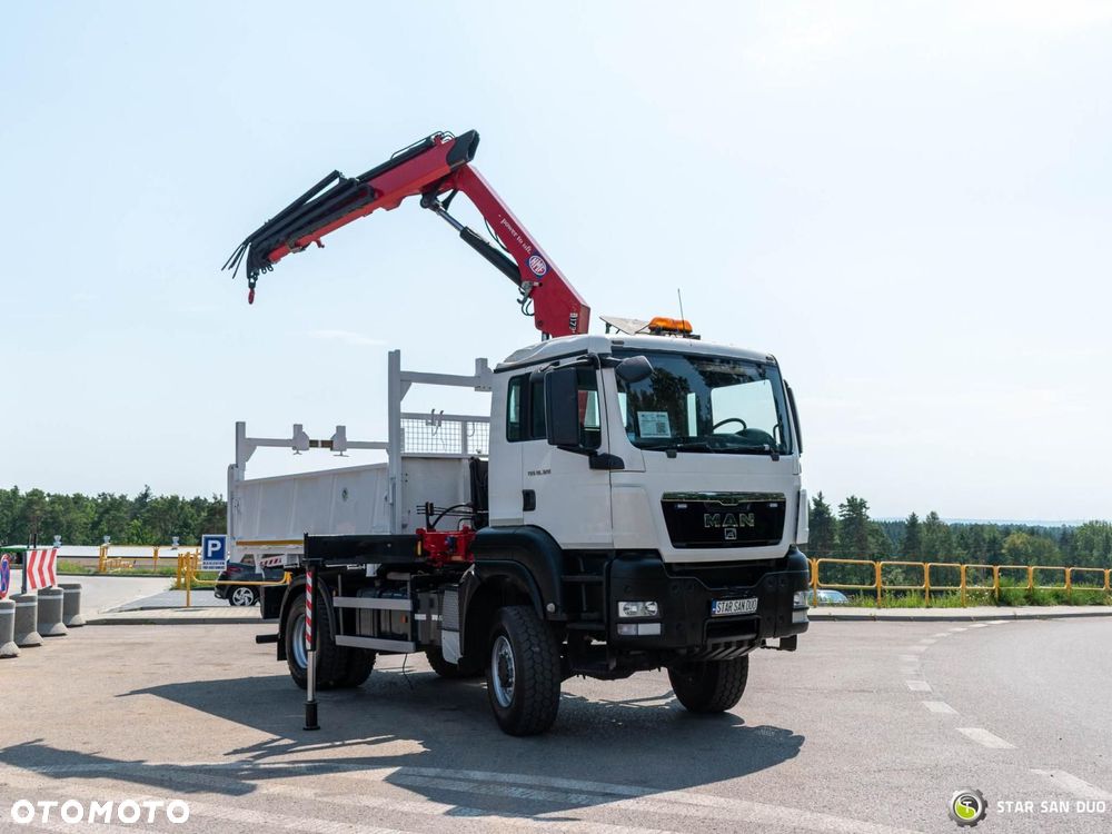 MAN TGS  18.320 4x4 HMF 1730-K3 HDS Żuraw Wywrotka - 3
