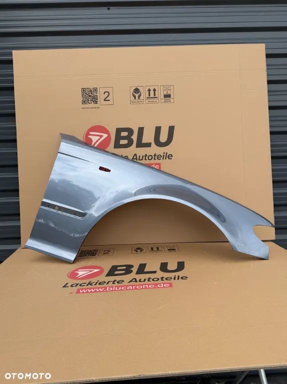 BLU Błotnik BMW 3 E46 372 prawy niebieski 01-05 przód sedan kombi FL ocynk WYPRZEDAŻ - 1