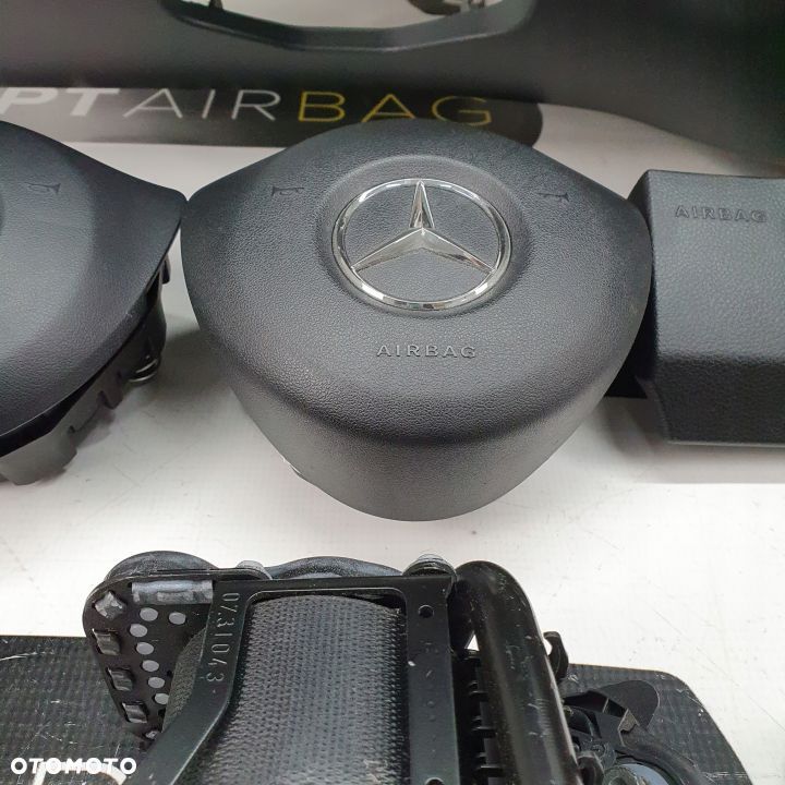 MERCEDES B-KLASA W246 DESKA ROZDZIELCZA KONSOLA KOKPIT PULPIT PODUSZKI AIRBAG AIR BAG PASY KIT SET - 8