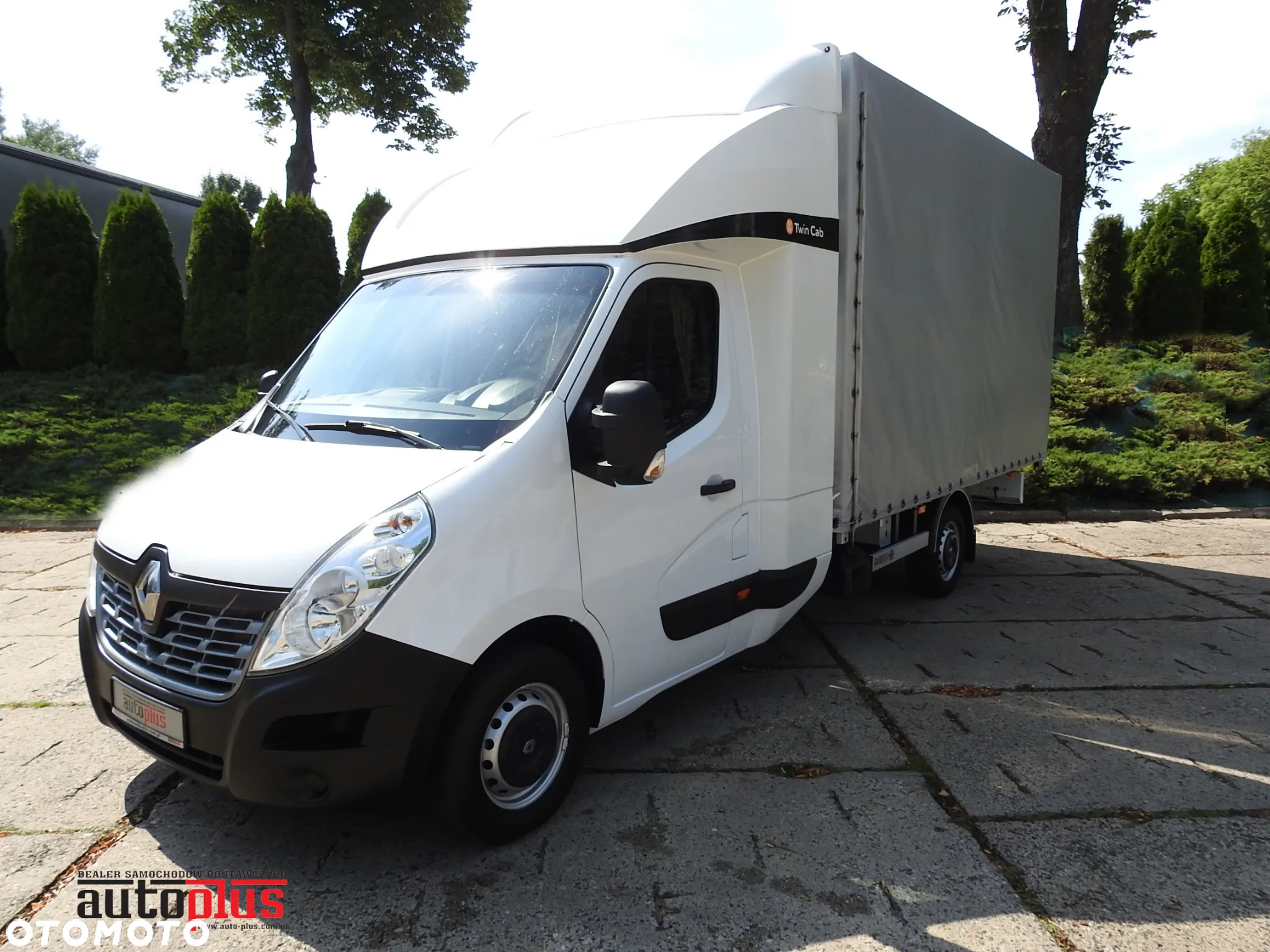 Renault MASTER PLANDEKA 8 PALET WEBASTO KLIMATYZACJA TEMPOMAT PNEUMATYKA 170KM [ 9858 ] - 2