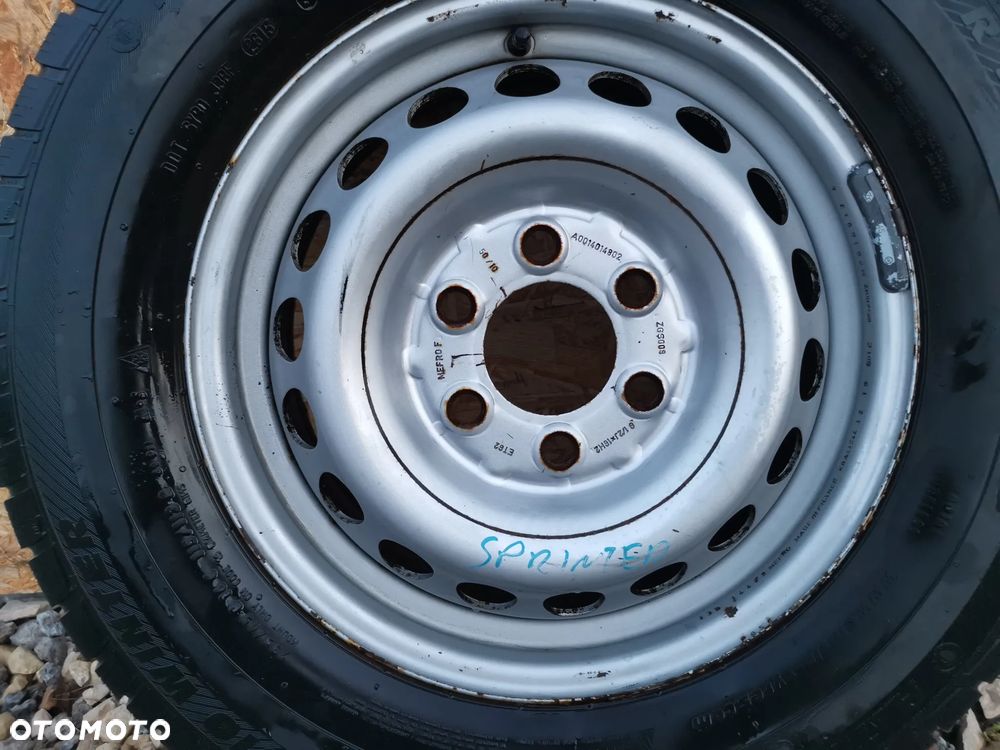 Mercedes Sprinter Koło zapasowe zimowe 235/65 R16C PLATIN KP610 WINTER A0014014802 - 2