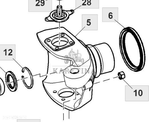 John Deere 7830 Przegub Przedniego Napędu Prawy Lewy R155627 R155628 - 1