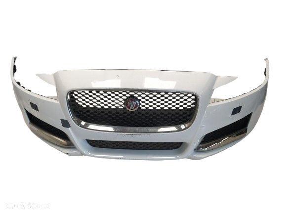 JAGUAR XF X260 ZDERZAK PRZÓD PRZEDNI KOMPLETNY SPRYSKIWACZE GRILL ATRAPA CHŁODNICY ZNACZEK ORYGINAŁ - 1