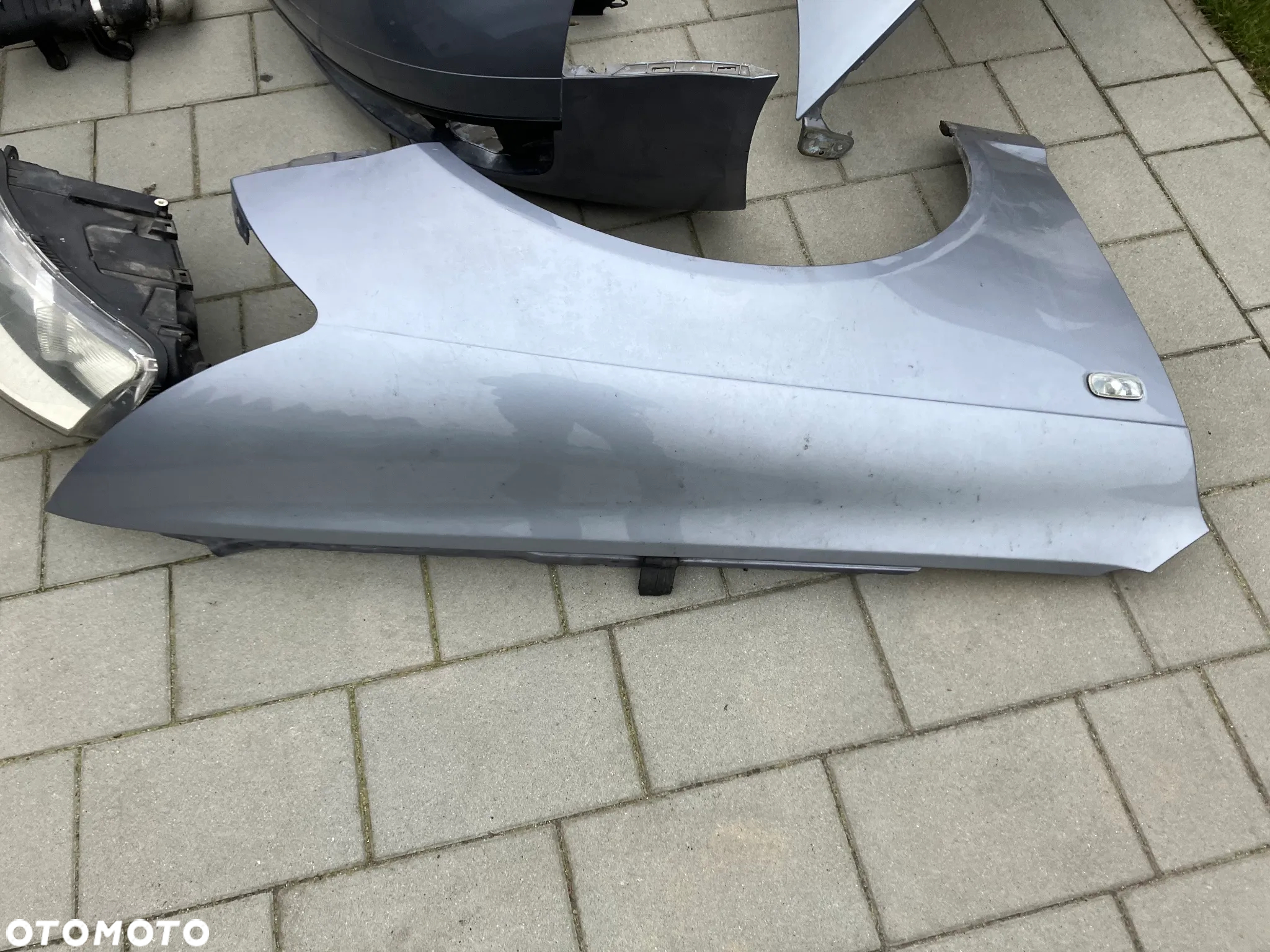 KOMPLETNY PRZÓD LY7H AUDI A6 C6 2.7TDI 3.0TDI MANUAL PRZED LIFT EUROPA MASKA BŁOTNIK PAS PRZEDNI CHŁODNICE ZDERZAK LAMPY BŁOTNIKI LAMPA PRAWA LEWA - 11